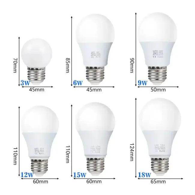 4pcs Lot E27 LED Light Bulbs for Cozy Illumination - Estalios