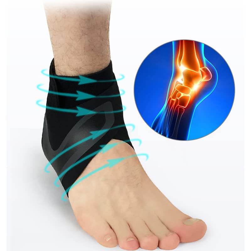 Adjustable Ankle Compression Brace Right for Pain Relief - Estalios