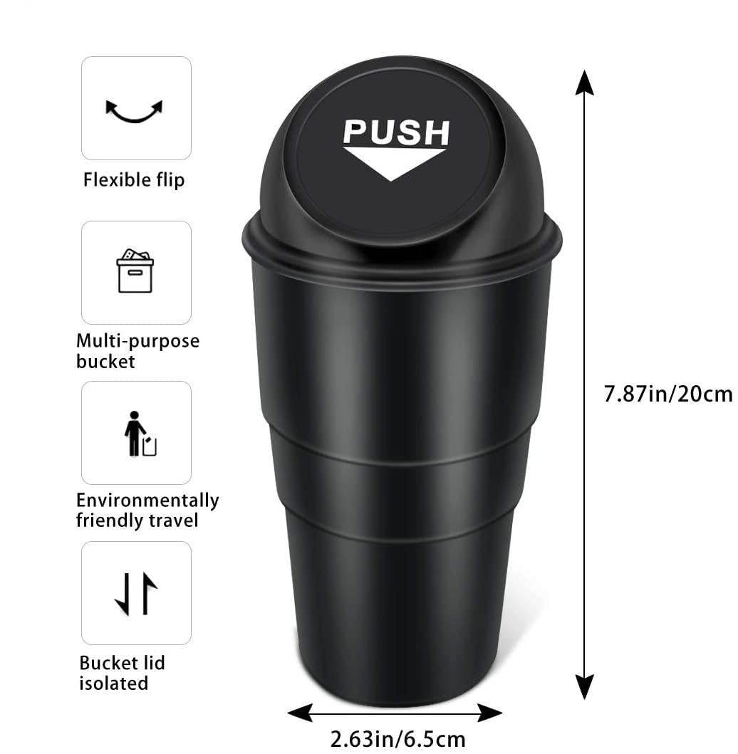Compact Mini Car Trash Bin for Easy Disposal - Estalios