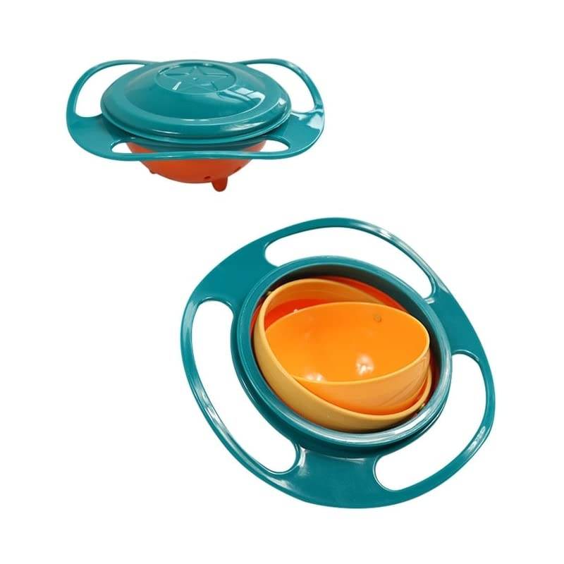 360-Degree Rotating Baby Bowl for Mess-Free Mealtime - Estalios