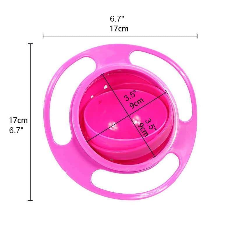 360-Degree Rotating Baby Bowl for Mess-Free Mealtime - Estalios