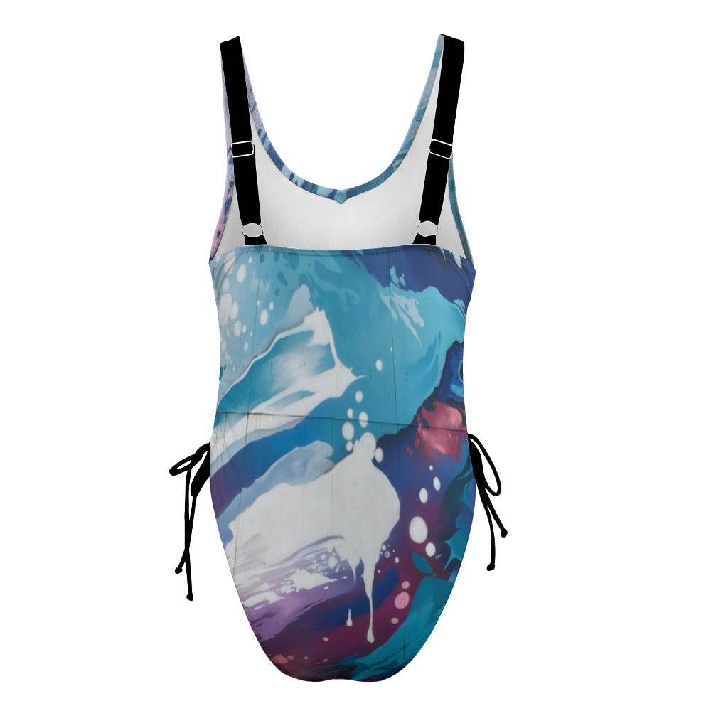 Ladies Polka Dot One Piece Swimsuit for Stylish Comfort - Estalios