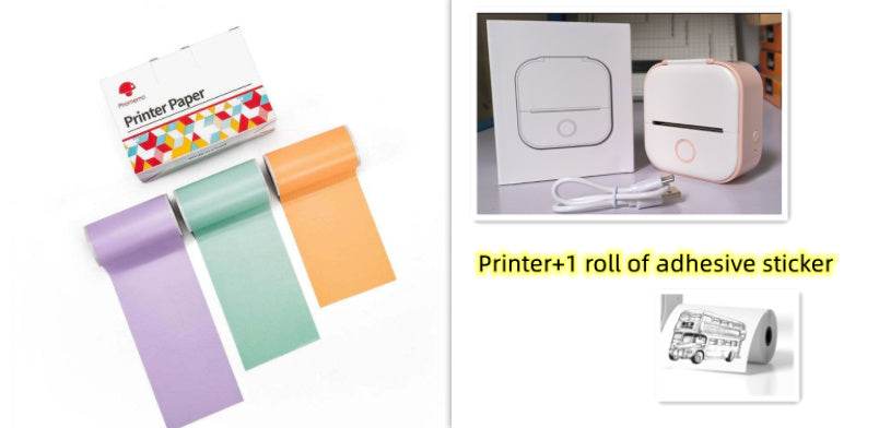 Portable Mini Thermal Label Printer for Home and School - Estalios