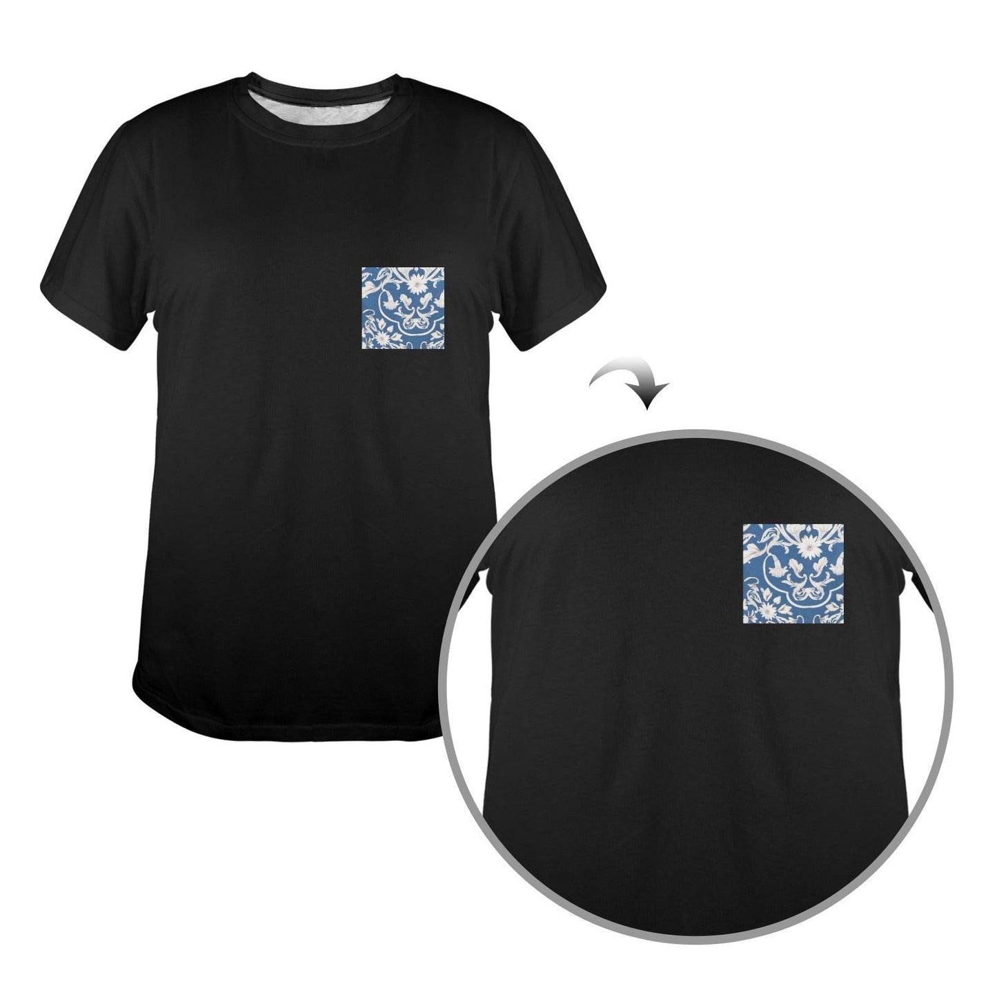 New Women's T-Shirt in USA Size Front Print (Made in USA,Ships to USA Only) - Estalios