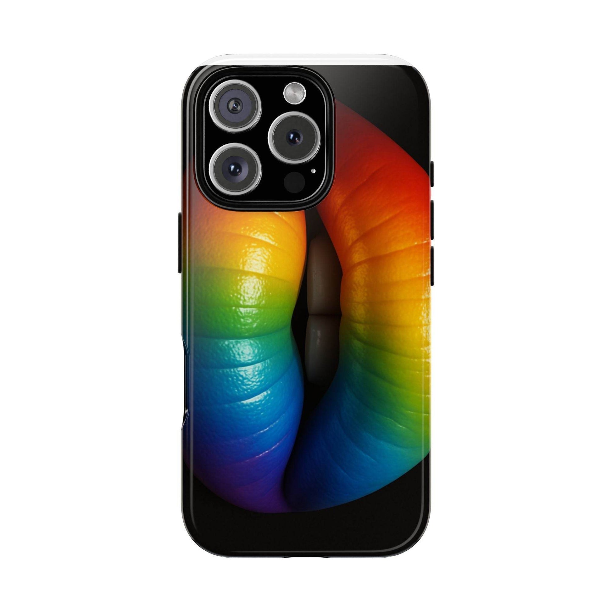 Rainbow Lips Phone Case - Tough Cover for LGBTQ+ Pride - Estalios