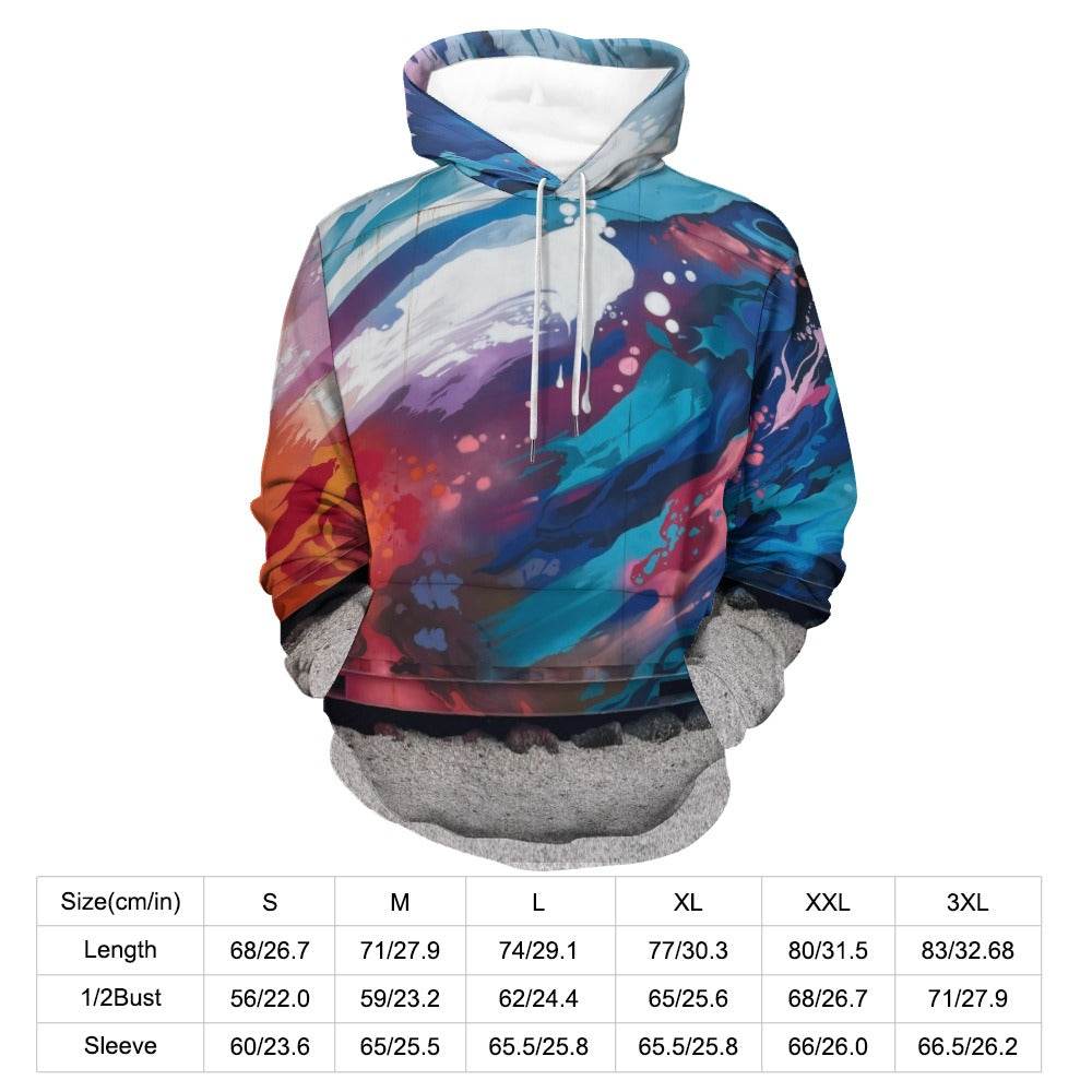 Plus Size Full Print Adult Sweatshirt - Estalios