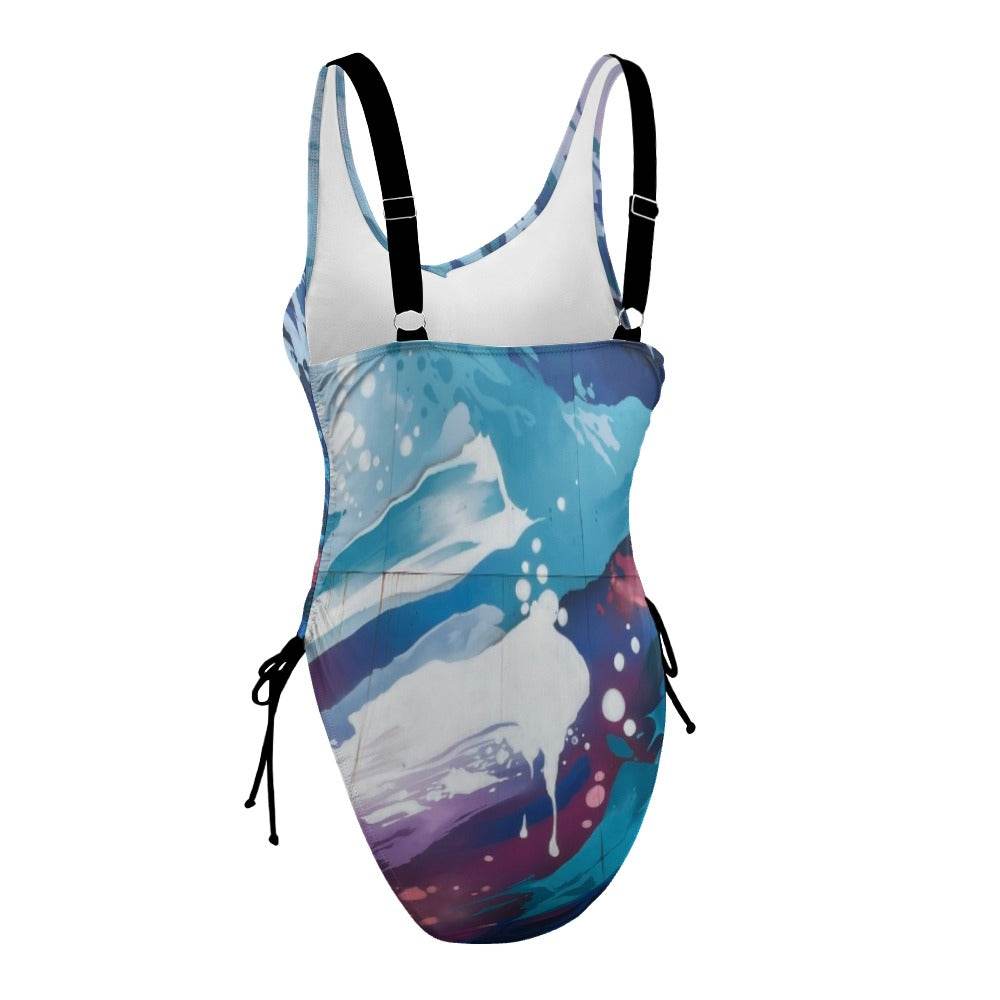 Ladies Polka Dot One Piece Swimsuit for Stylish Comfort - Estalios