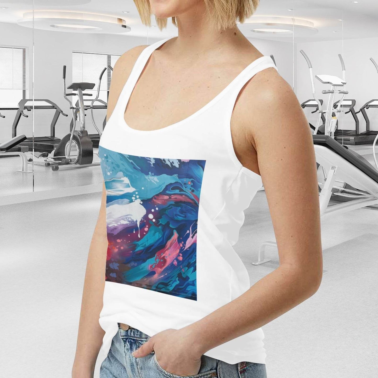 Women's Tank Top (Front Printing) Made in USA - Estalios