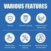 Product features icons.
