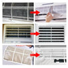 Air conditioner filter cleaning process.