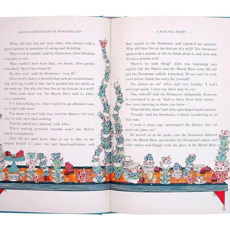 Alice's Adventures in Wonderland Minalima Edition Hardcover Book - Estalios