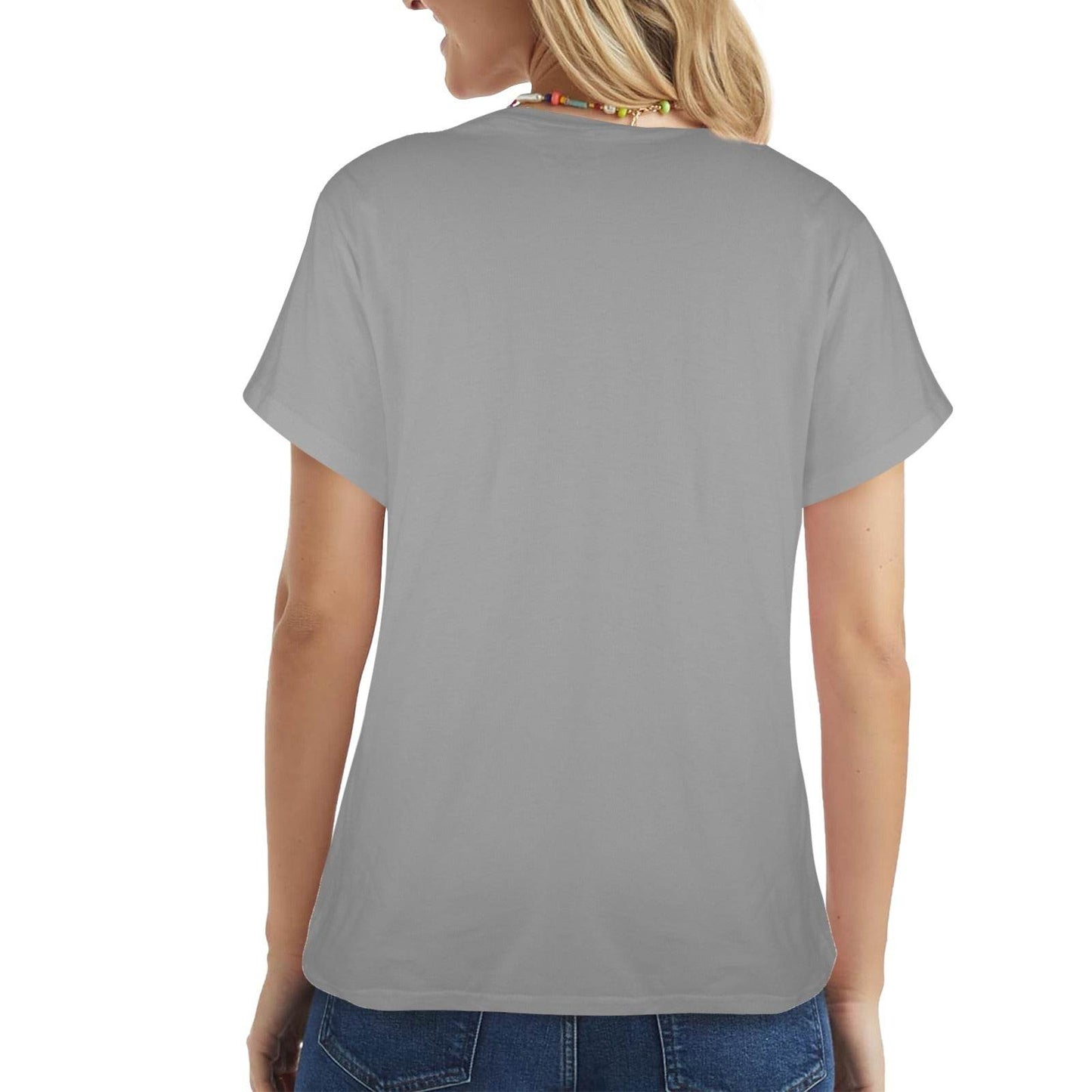New Women's T-Shirt in USA Size Front Print (Made in USA,Ships to USA Only) - Estalios