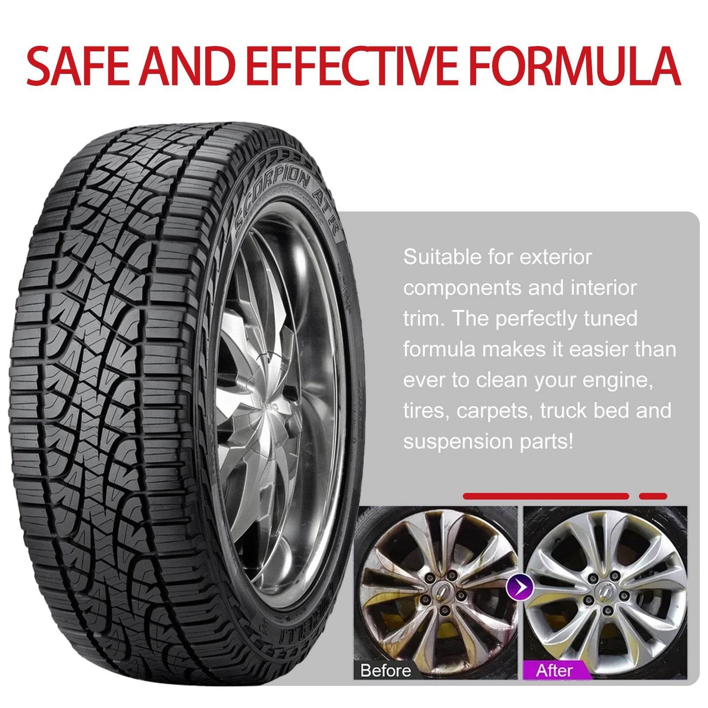 Car Multi-Functional Cleaner for Strong Decontamination - Estalios