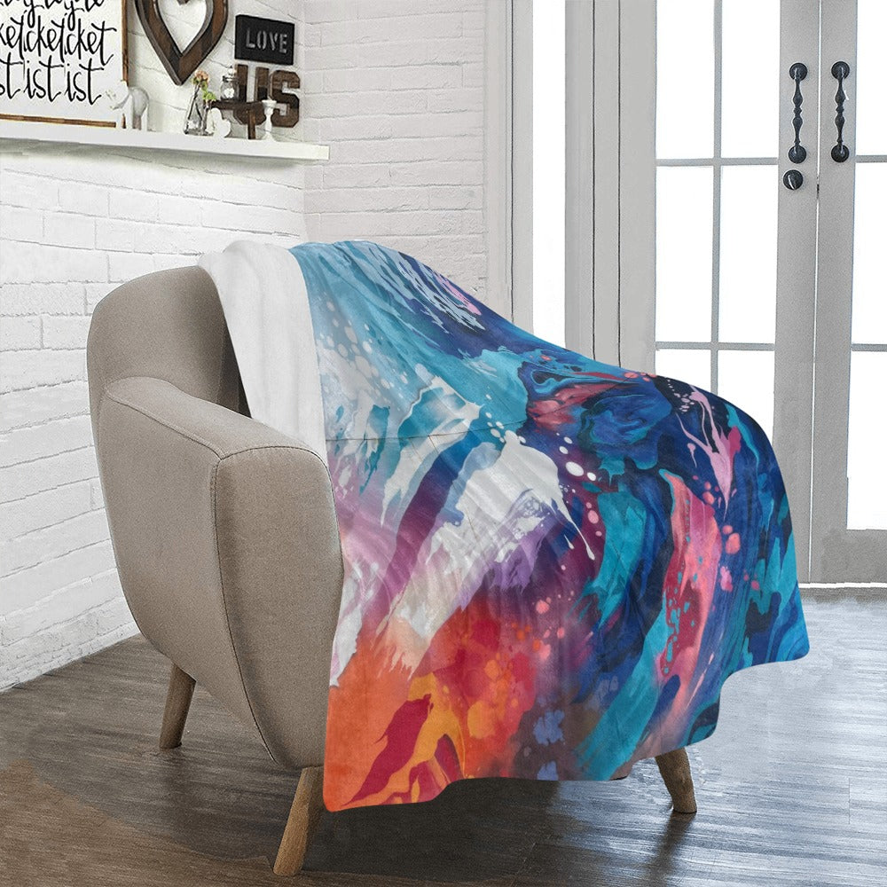 Ultra-Soft Micro Fleece Blanket 40" x 50" Made In USA