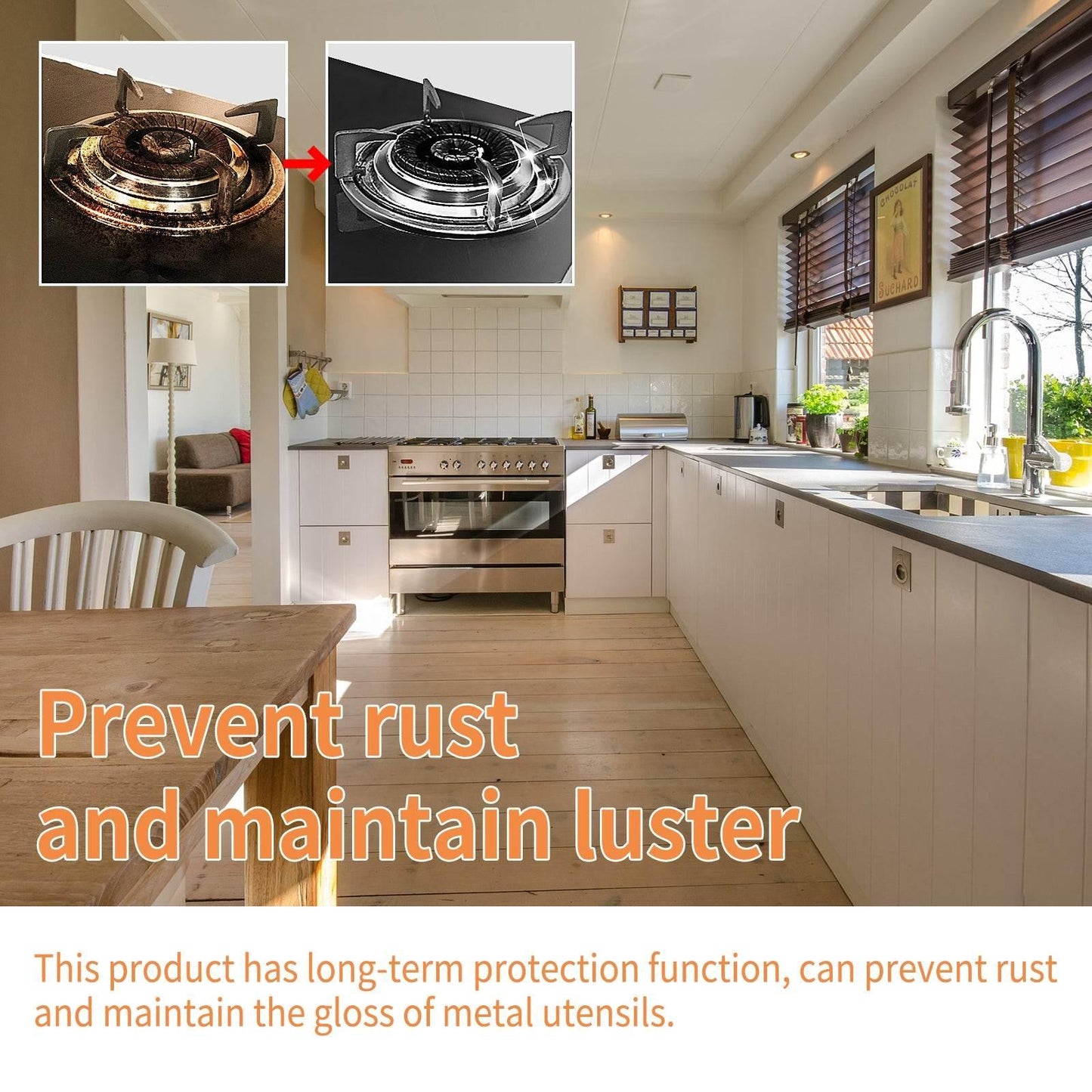 Multi-Purpose Cleaning Cream For Kitchen Stove Hood Stains - Estalios