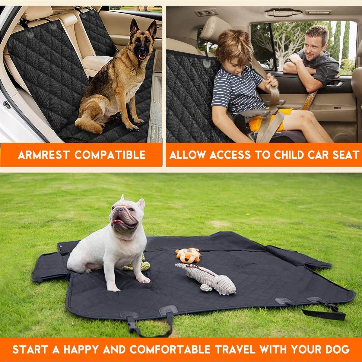 Waterproof Dog Car Seat Cover for Most Cars and SUVs - Estalios