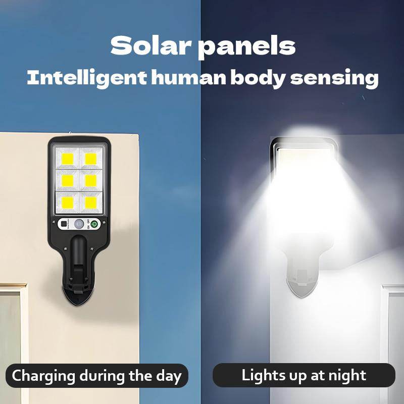 Solar Street Lights Motion Sensor Security 3 Modes Outdoor Lamp - Estalios