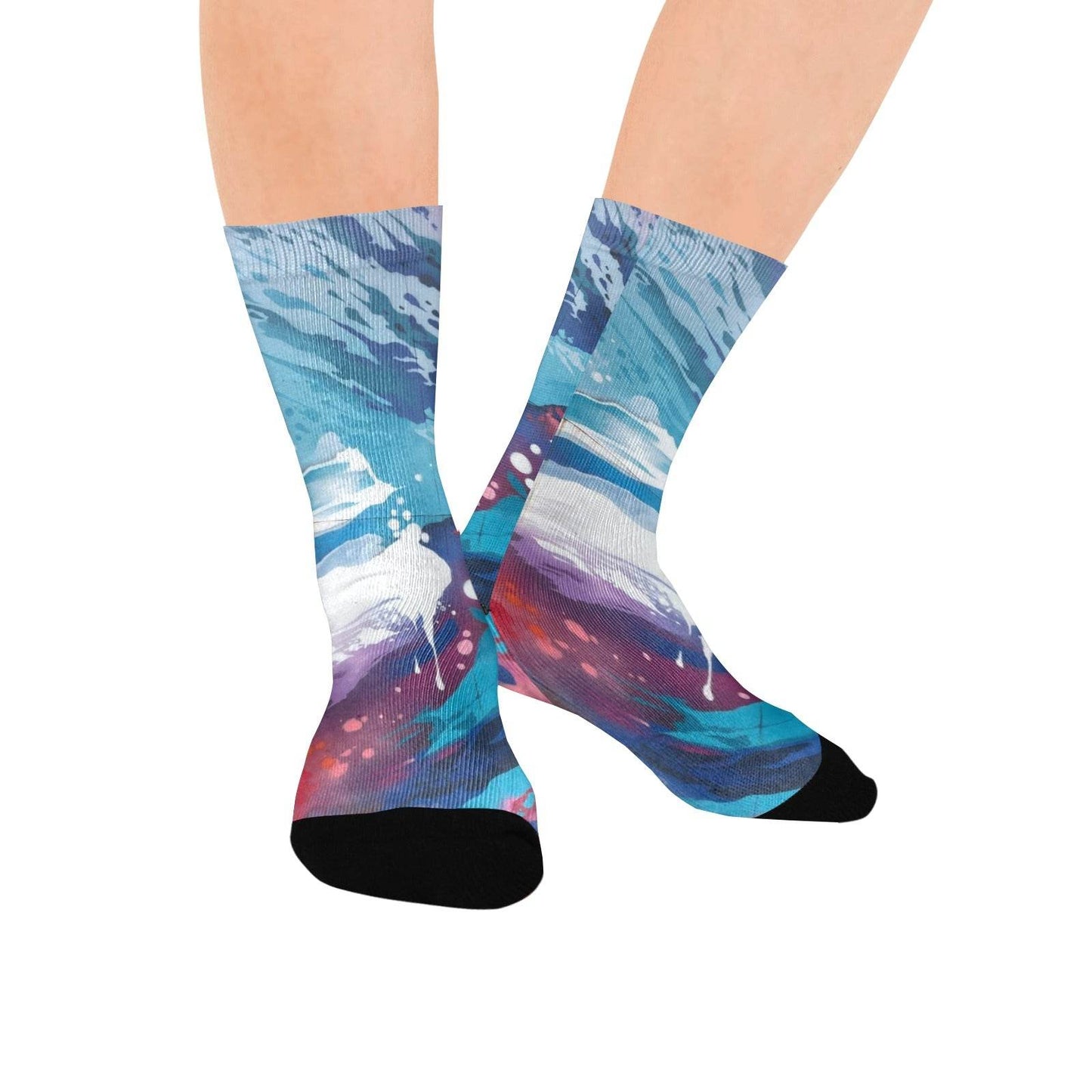 Custom Socks for Women Made in USA Ships to USA Only - Estalios