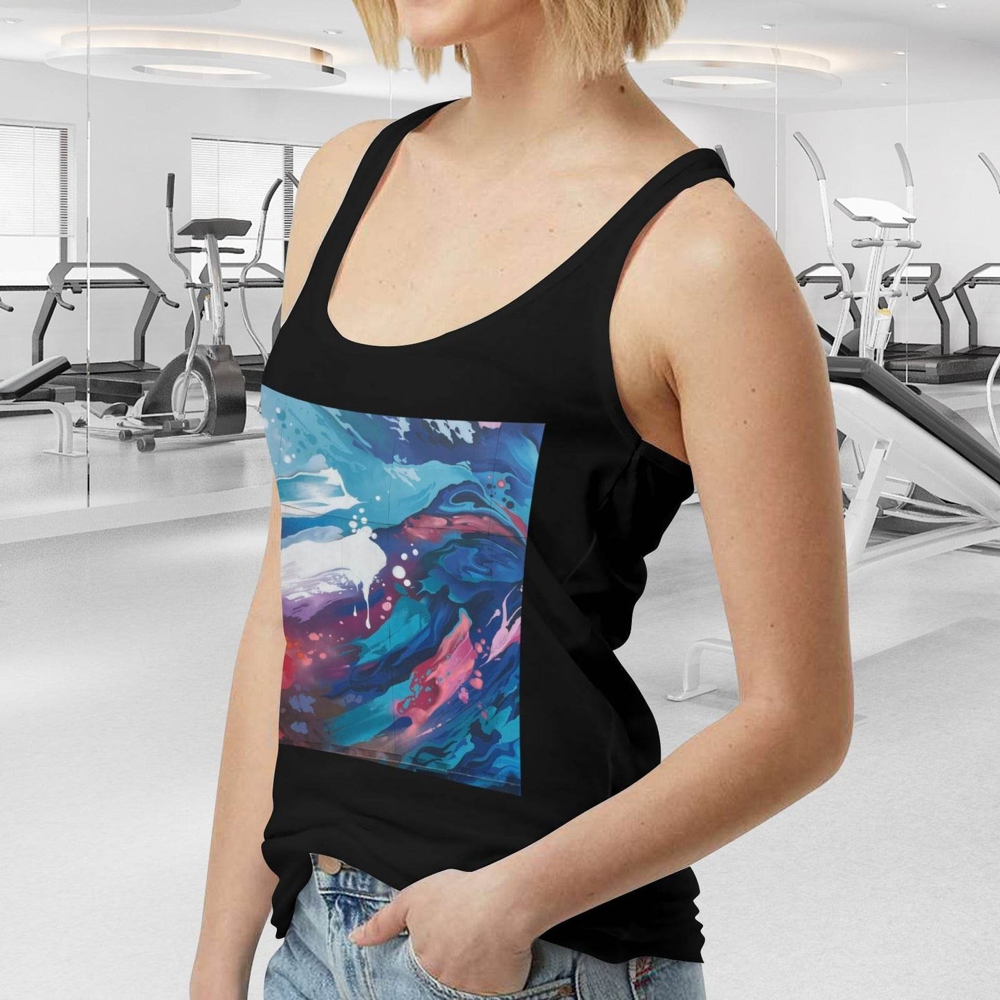 Women's Tank Top (Front Printing) Made in USA - Estalios