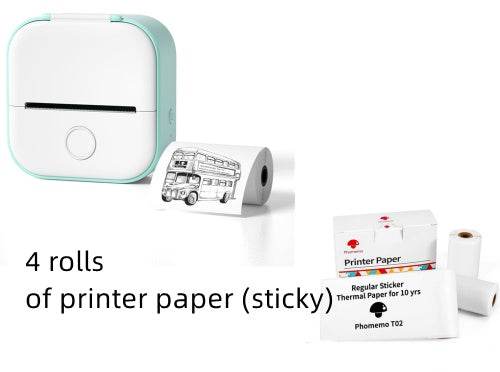 Portable Mini Thermal Label Printer for Home and School - Estalios
