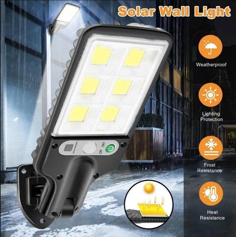 Solar Street Lights Motion Sensor Security 3 Modes Outdoor Lamp - Estalios