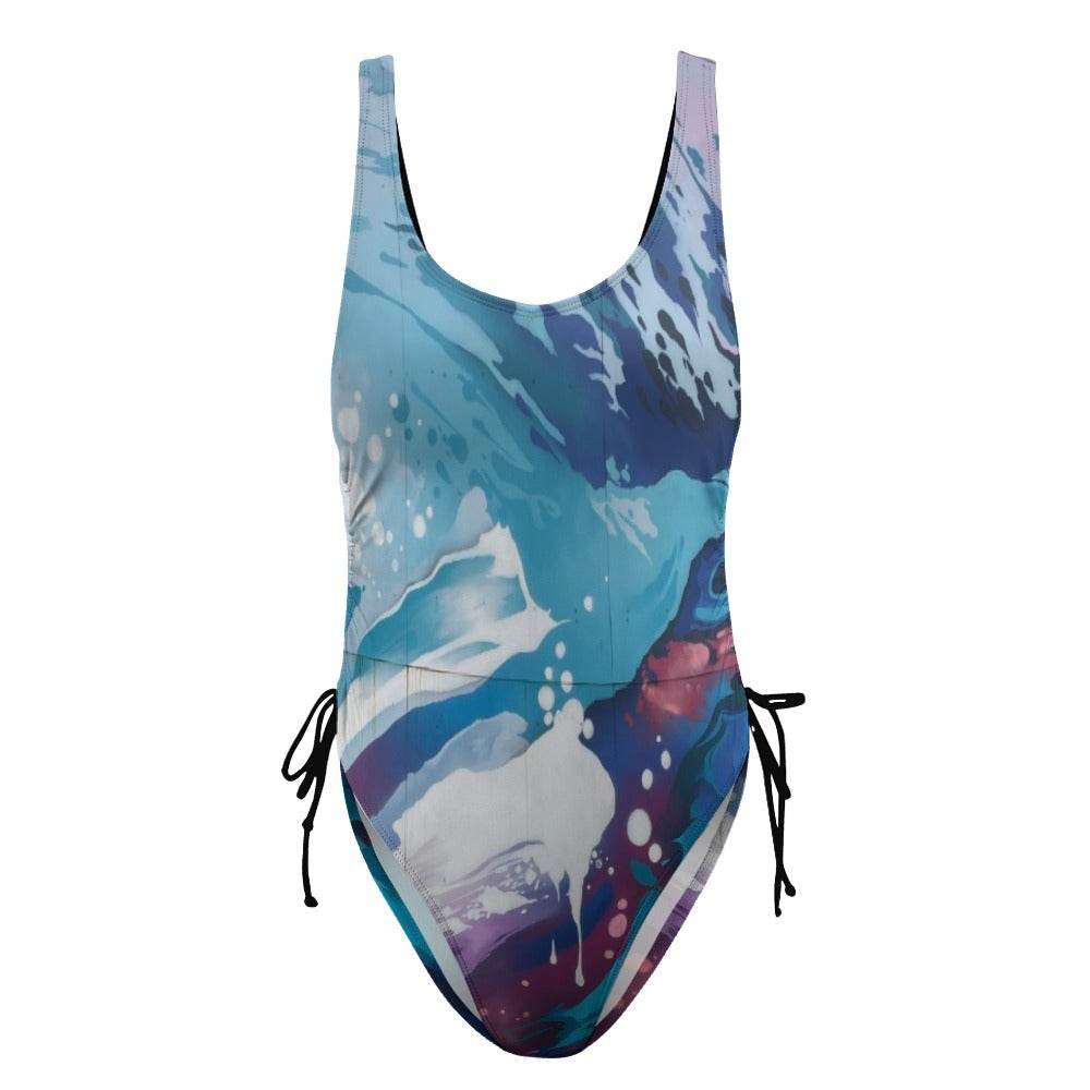 Ladies Polka Dot One Piece Swimsuit for Stylish Comfort - Estalios