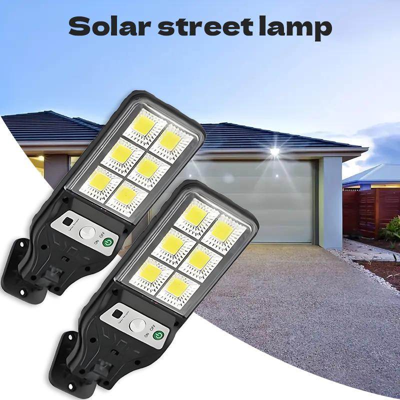 Solar Street Lights Motion Sensor Security 3 Modes Outdoor Lamp - Estalios