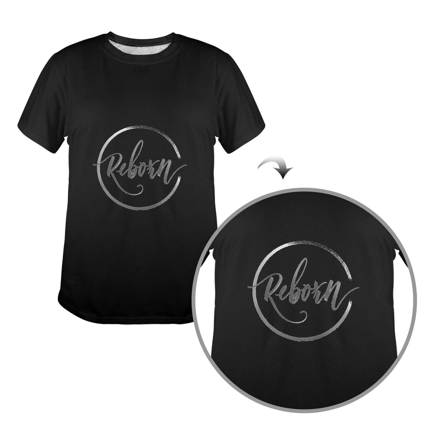 New Women's T-Shirt in USA Size Front Print (Made in USA,Ships to USA Only) - Estalios