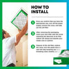 8 Dust Defense (2-Pack) Pleated HVAC Air Filters Replacement - Estalios