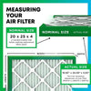 8 Dust Defense (2-Pack) Pleated HVAC Air Filters Replacement - Estalios