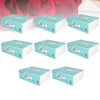 Seven boxes of facial tissues.