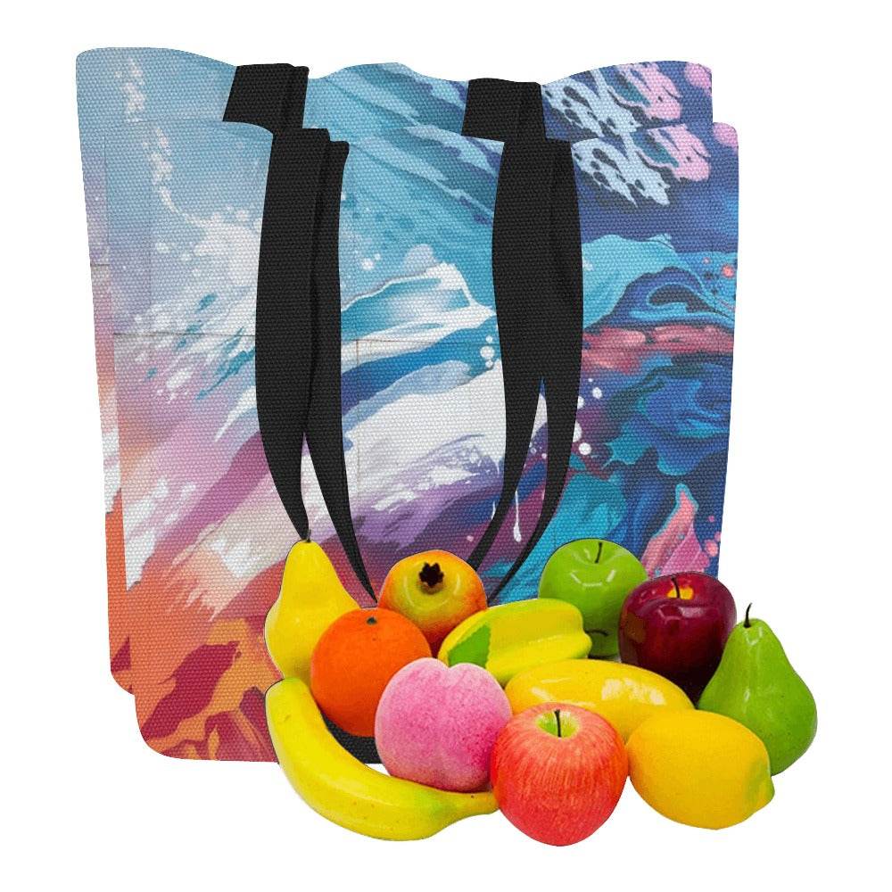 Canvas Tote Bag (Model1657) (Set of 2) - Estalios