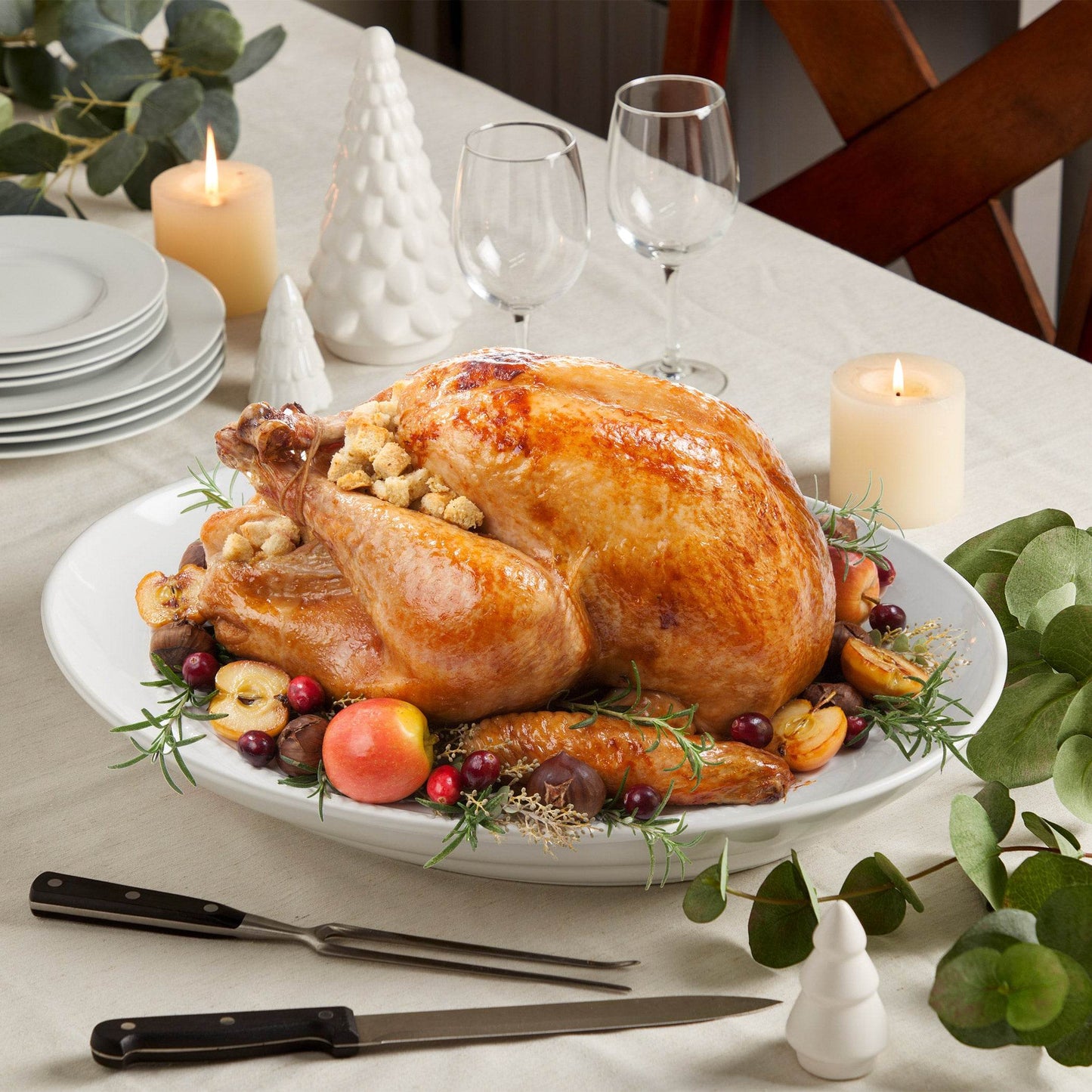 Durable Stoneware Oval Platter for Stylish Serving - Estalios