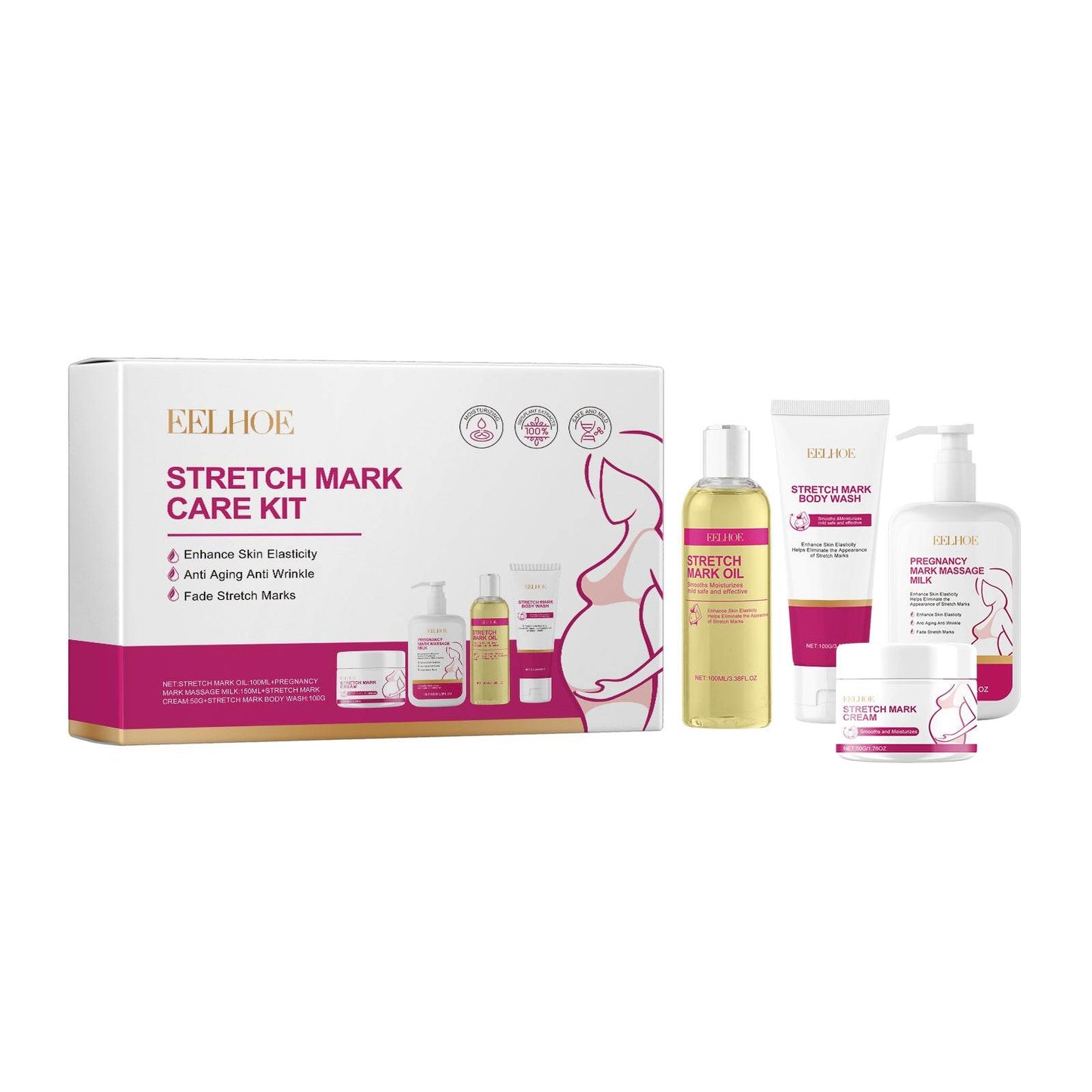 Skin Care Set Gently Moisturizes Postpartum Skin Firming - Estalios