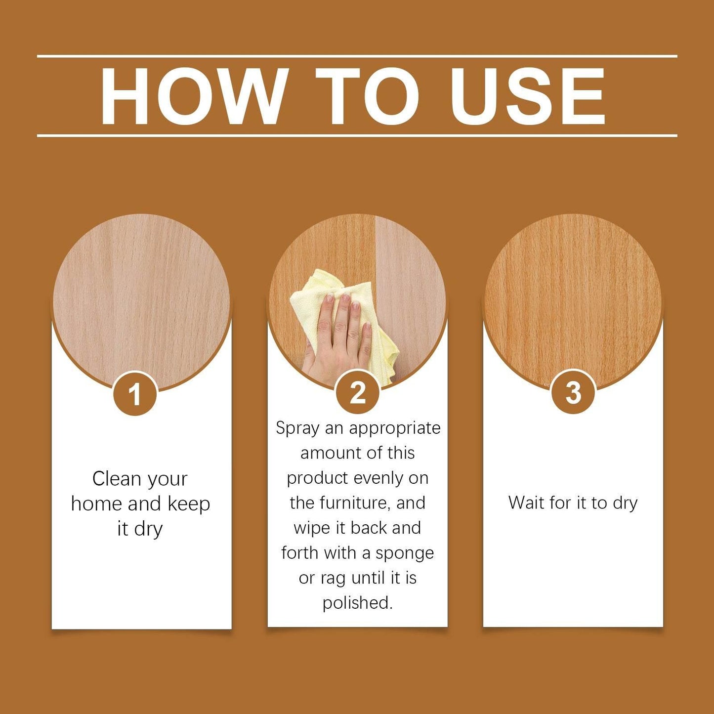 Wood Furniture Cleaning And Polishing Oil For Care - Estalios