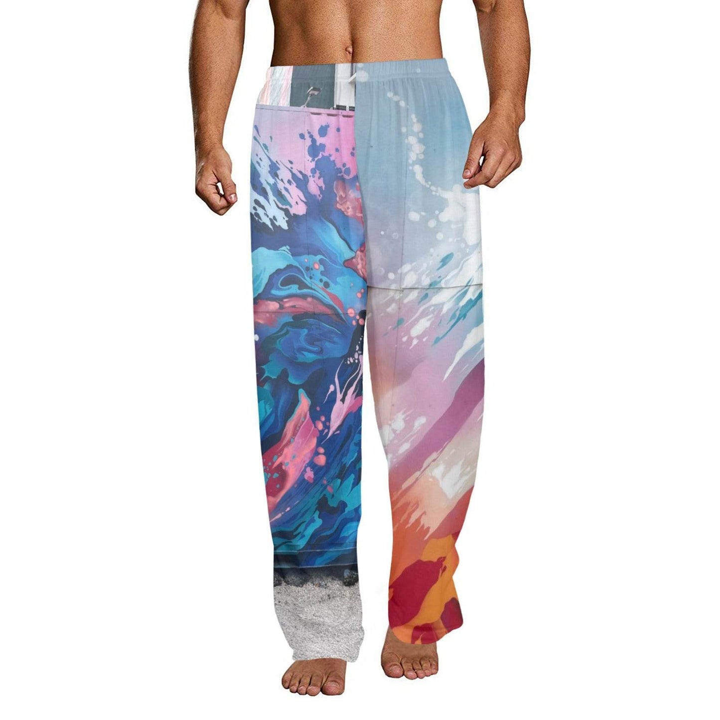 Men's Pajama Trousers without Pockets Made In USA Ships to USA Only - Estalios