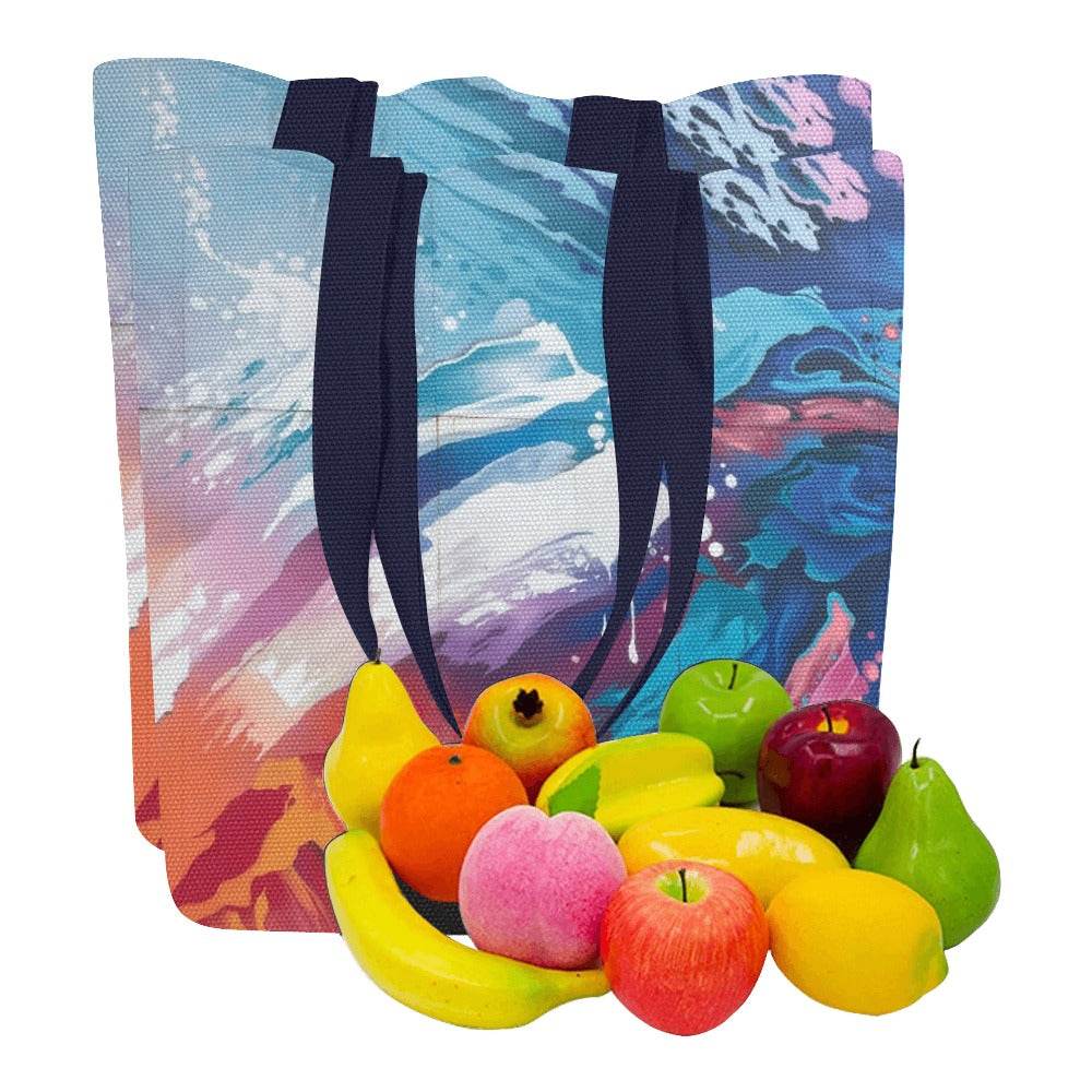 Canvas Tote Bag (Model1657) (Set of 2) - Estalios