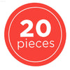 9" Red/White/Blue Balloons, 20 Count, by Way to Celebrate