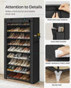 9 Tier Shoe Rack Organizer for 40-50 Pairs of Shoes - Estalios
