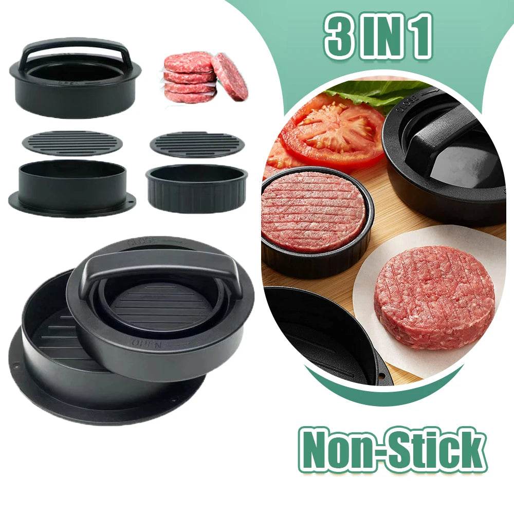 Hamburger Meat Press Maker Non-Stick Burger Patty Mould - Estalios
