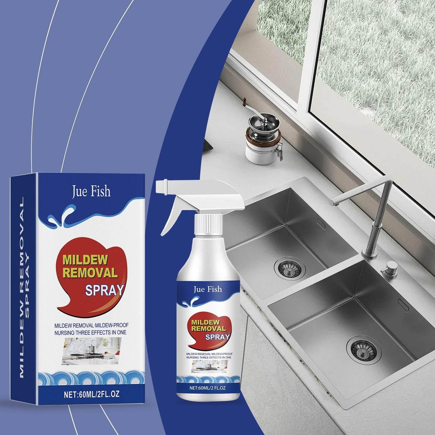 Mildew Remover Room Kitchen Living Room Cleaning Odor - Estalios