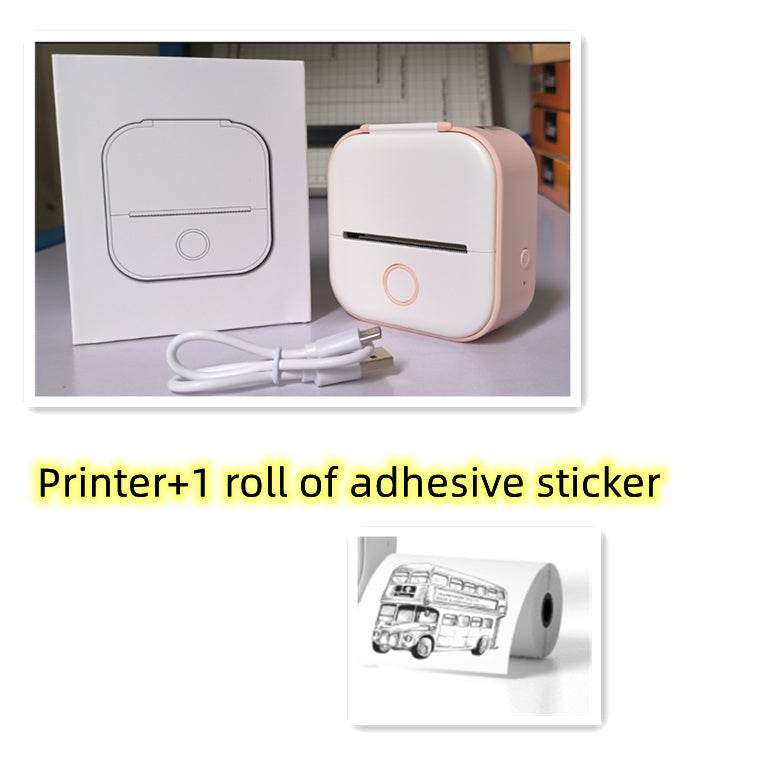 Portable Mini Thermal Label Printer for Home and School - Estalios