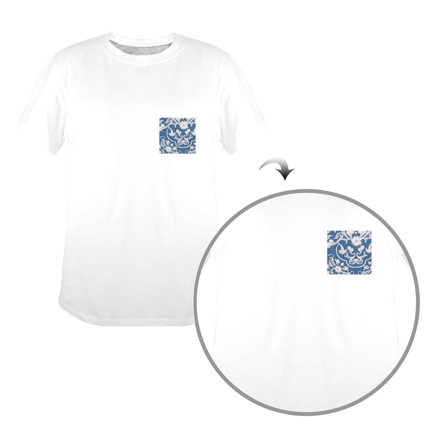 New Women's T-Shirt in USA Size Front Print (Made in USA,Ships to USA Only) - Estalios