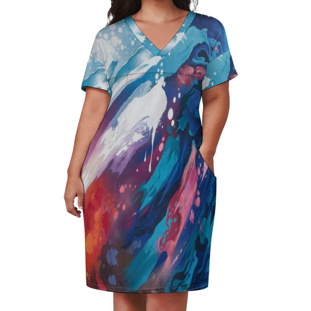 Loose pocket dress - Estalios