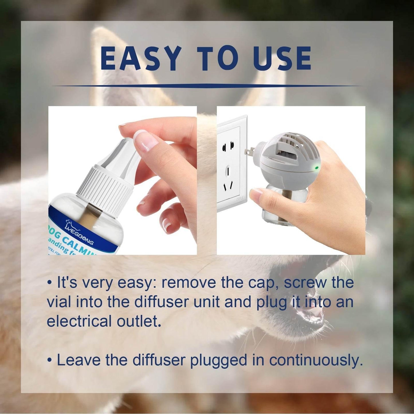 Pet Emotional Care Solution For Calm Cats And Dogs Anxiety - Estalios