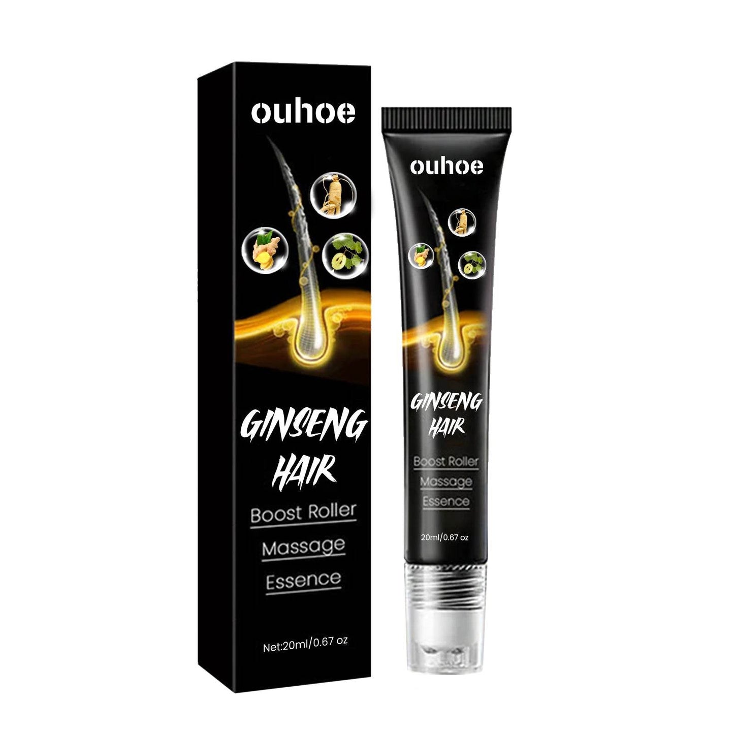 Ginseng Massage Essence Moisturizes Scalp Strengthens Hair - Estalios