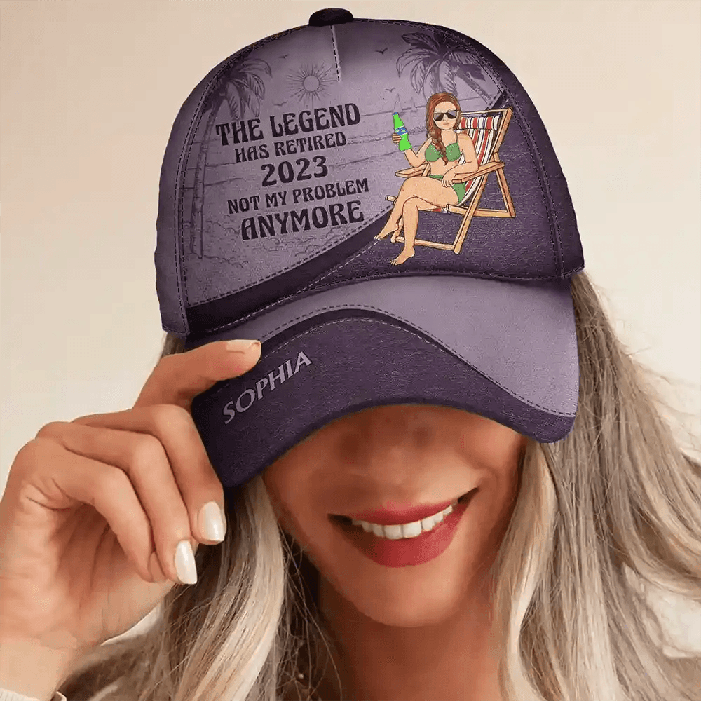 The Legend Has Retired Vintage Personalized Classic Cap - Estalios