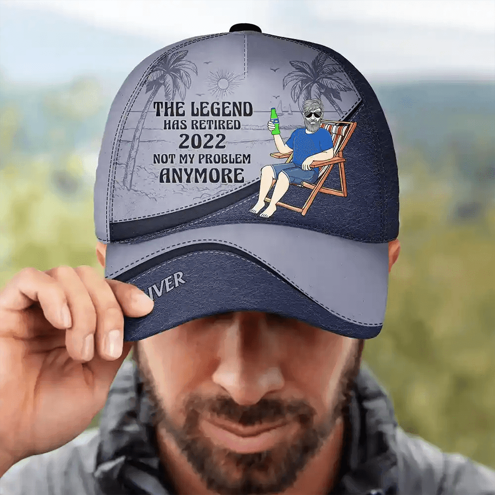 The Legend Has Retired Vintage Personalized Classic Cap - Estalios
