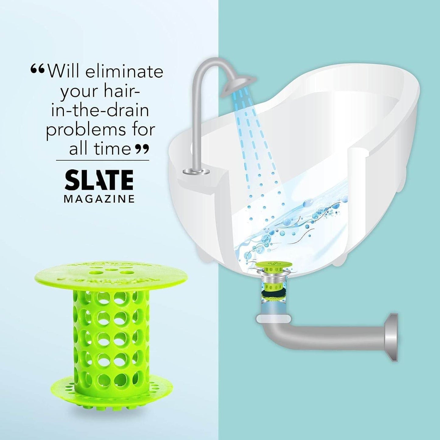 Bath Stopper Plug Sink Strainer Hair Catcher Bathroom Accessories - Estalios