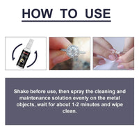 Jewelry Cleaner For Gold Silver Watches Diamond Rings - Estalios